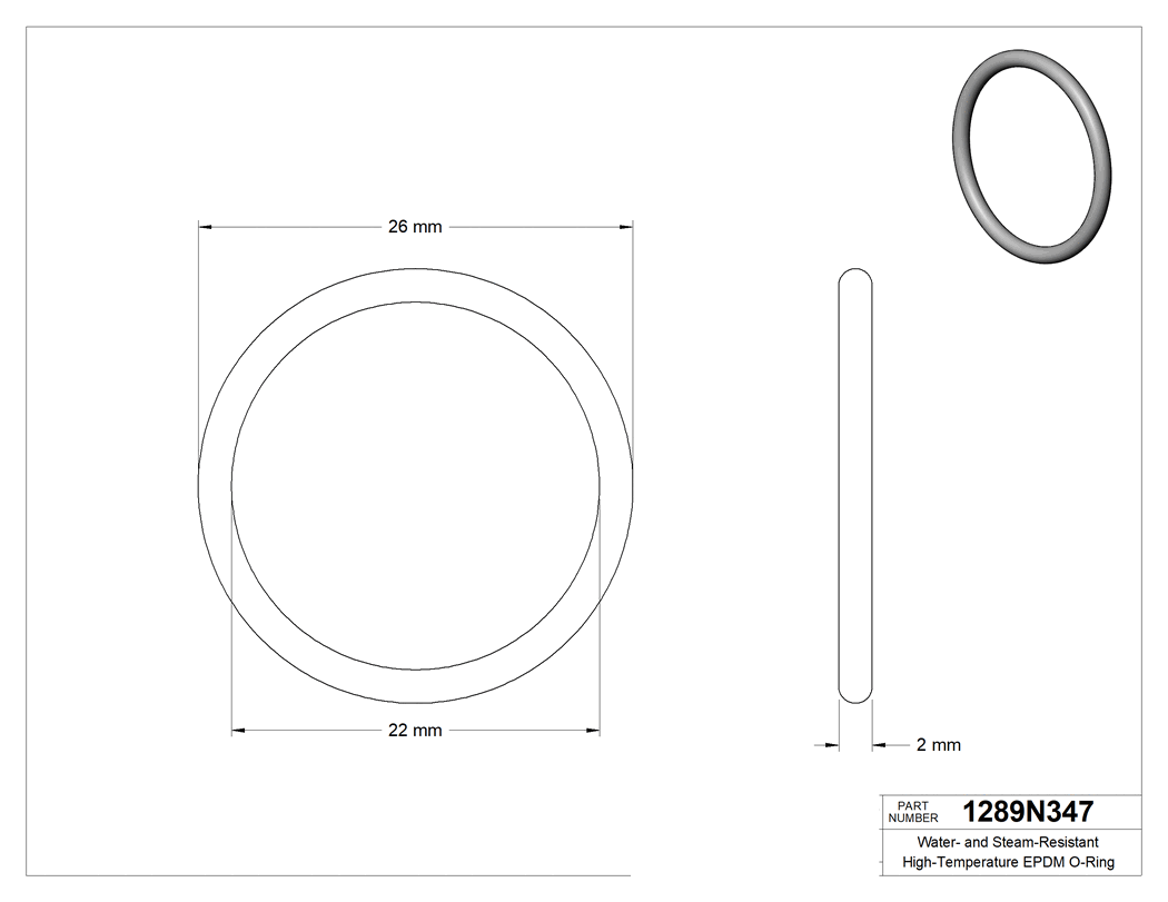 Technical drawing - 1289N347